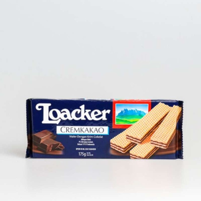 

Loacker cream cacao wafer 175gr pak