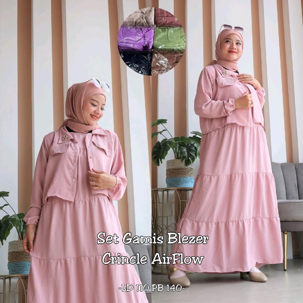 Gamis Blazzer Azizah