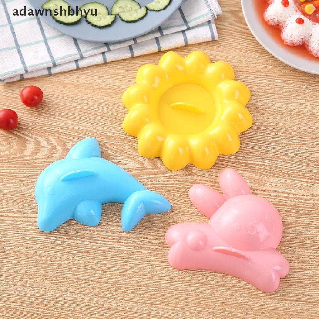 Adawnshbhyu 1Set Cetakan Sushi Dapur Kelinci Dolphins Rice Ball Mold DIY Bento Maker Tool ID