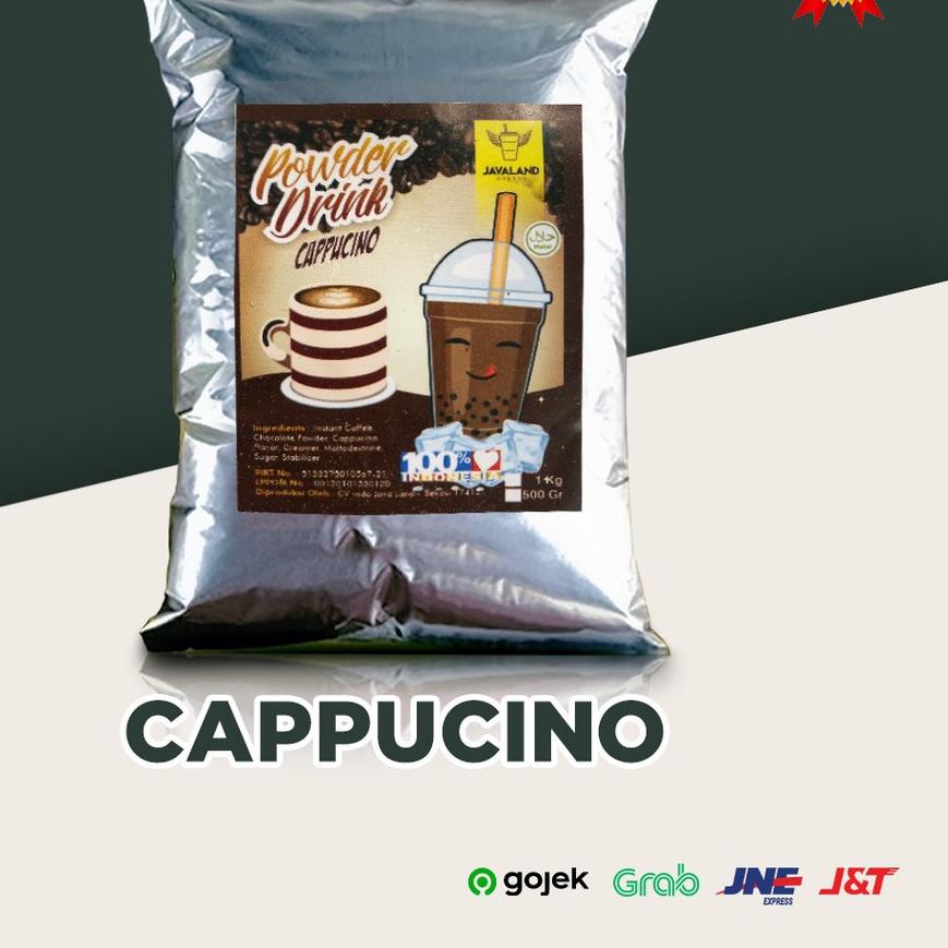 

BISA COD ✔️Bubuk Minuman Bubble Powder Drink Cappuccino ORIGINAL Javaland 1kg|SQ5