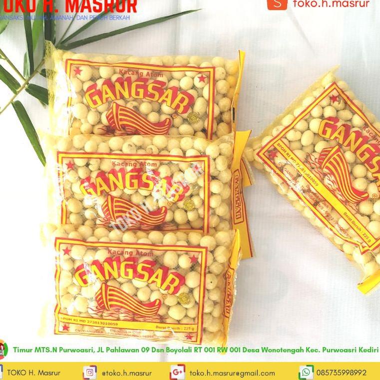 

❁ Kacang Atom Sanghai Gangsar 225gr ↘