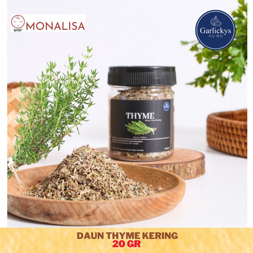 

Garlickys Daun Thyme Kering Bubuk/ Dried Thyme Leaves Premium
