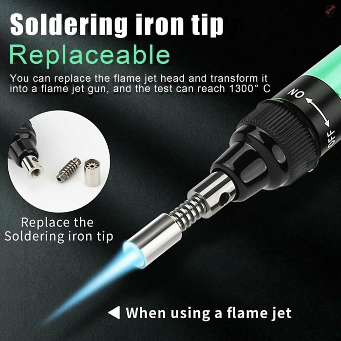 Solder Gas Portable Iron Pen Solder Pena Gas Cordless