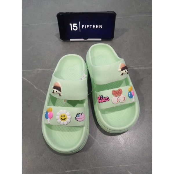 Sandal Wanita Import Sip FUJI Cherry Flower Jelly Korea Non-Slip Soles Best Seller 7816