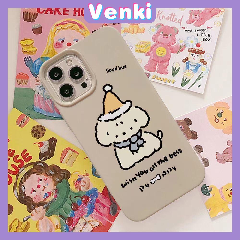 Case iPhone 14 Pro Max Soft TPU Candy Case Cartoon Cute Dog Glossy Khaki Case Camera Protection Shockproof For iPhone 13 12 11 Plus Pro Max 7 Plus X XR