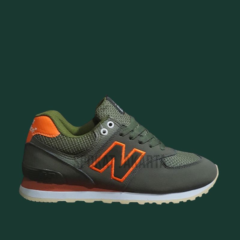 New Balance Encap 574 army orange