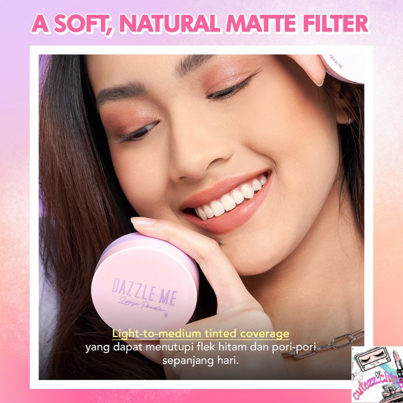 ☃️Cutezz_ching1☃️Dazzle Me Always Setting Loose Powder | Soft Smooth Long Lashting | Bedak Tabur