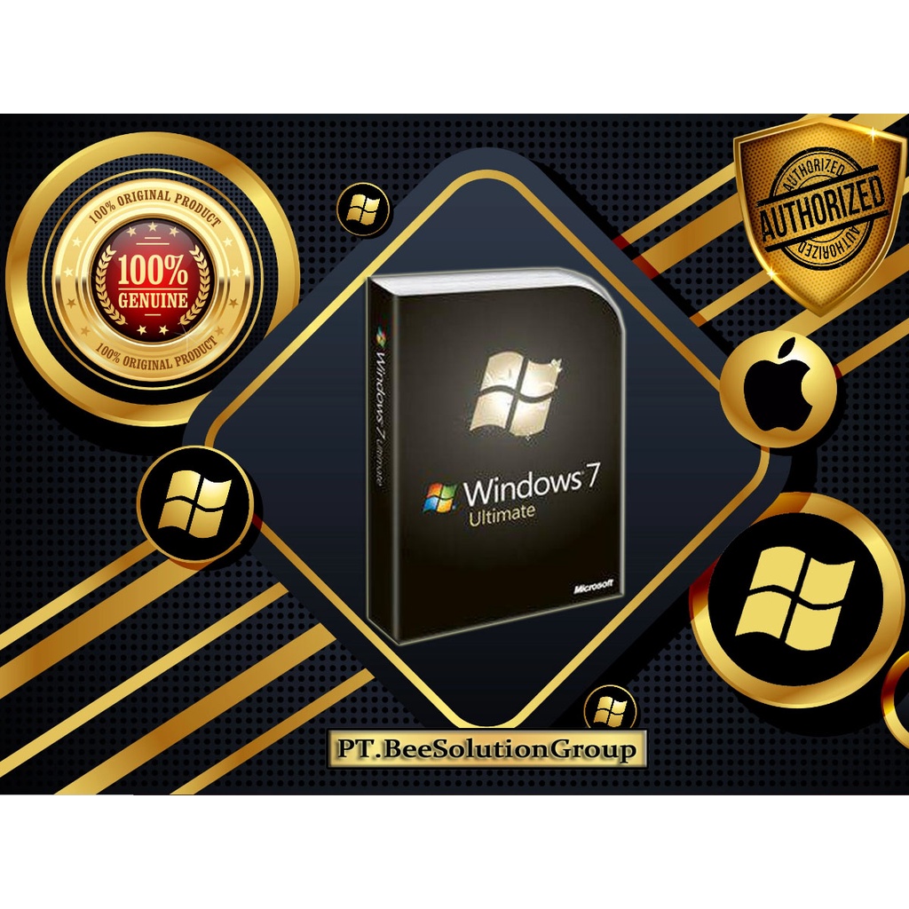 Microsoft Windows 7 Ultimate English Box OVP with AUTHENTISITY License