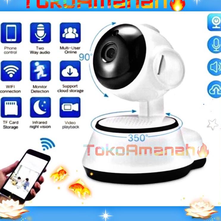 Super Bonus IP Camera WIFI CCTV V380 PRo Smart Wifi Kamera 5MP Full HD1080P Q6 Wireless IP Kamera APP Control