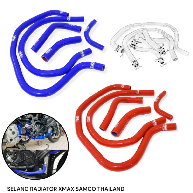 Selang radiator samco Yamaha x max 250 xmax 300