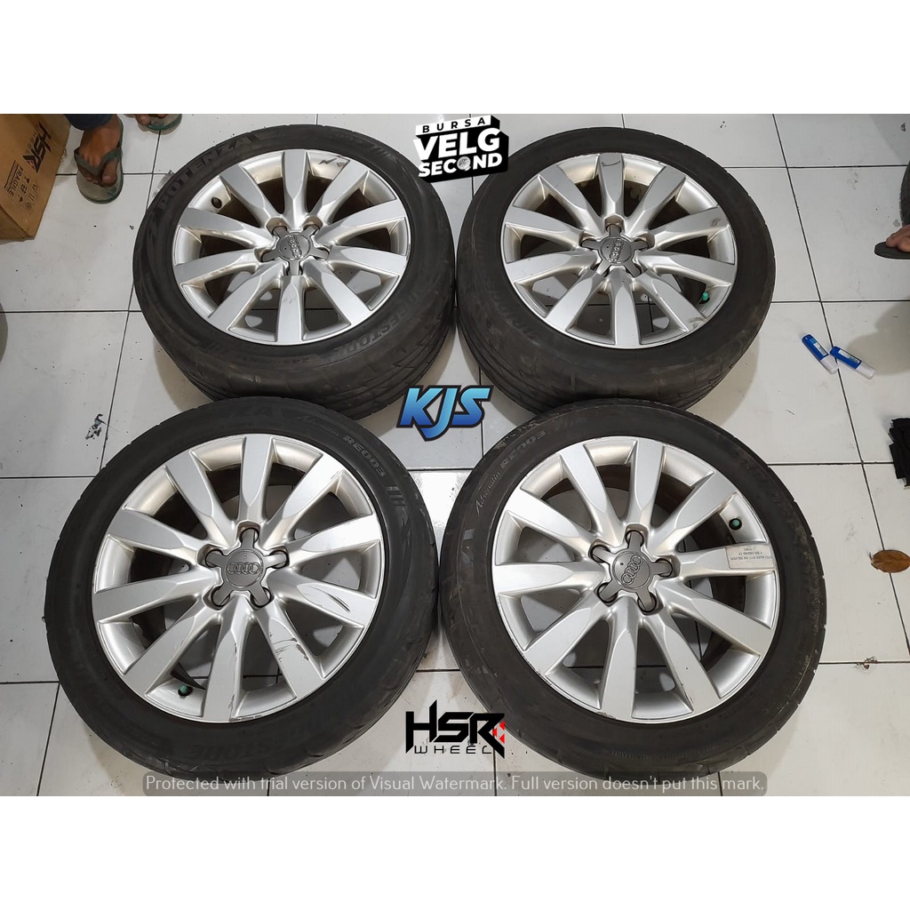 VELG COPOTAN MOBIL AUDI R17X7,5 5X112 ET47 SILVER + BS 245 45 R17