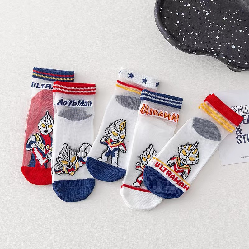 MOGYMOGY KS26 Kaos Kaki ULTRAMAN Anak Laki Laki