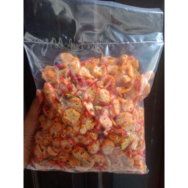 

KERUPUK SEBLAK KENCUR PEDAS 500GR