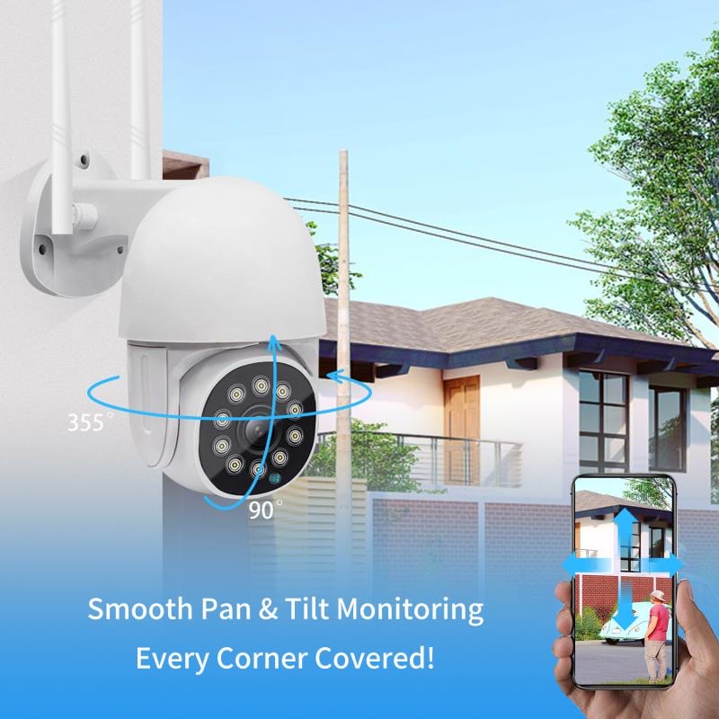 [ APP V380/V380PRO] Ipcam Camera CCTV Outdoor 8MP PTZ Speed Dome Wireles Wifi V380 1080P HD Kamera outdoor/indoor
