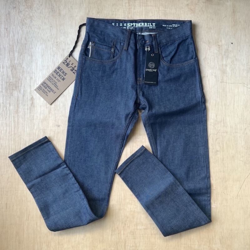 SPYDERBILT celana panjang jeans EVO denim MAMBA navy SLIMFIT NEW ORIGINAL 100%