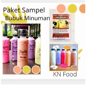 

Paket Percobaan Bubuk Premium 12 Rasa- Powder Drink PREMIUM plua Toppng Jelly Cincau