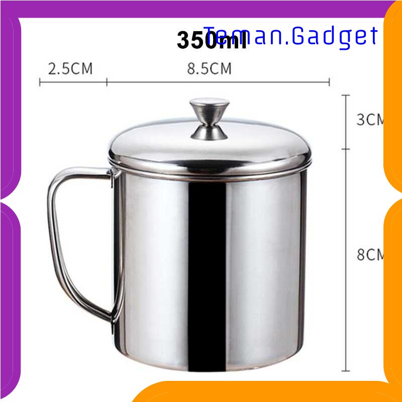 TG - DPR YOMDID Gelas Susu Kopi Teh Bir Mug Drinkware Stainless Steel - HH-8604