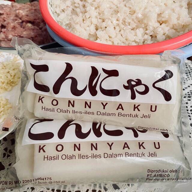 

NEW Konyaku Block 500g ( Bungkus Cokelat )