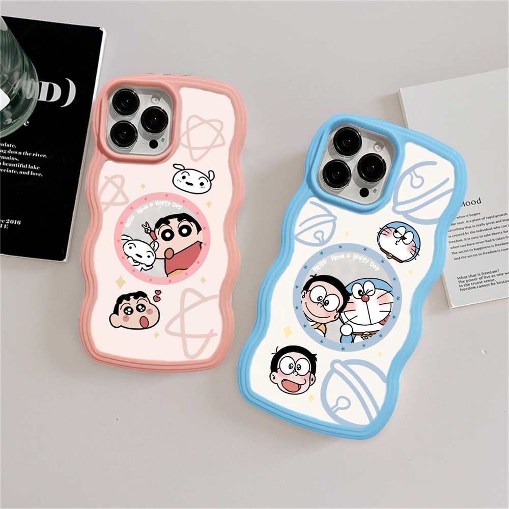 Casing TPU Redmi Note 11S 11 Pro 10C 10A 9C 9T 9A 10 5G 10S 9 8 Poco X3 Pro NFC Motif Doraemon