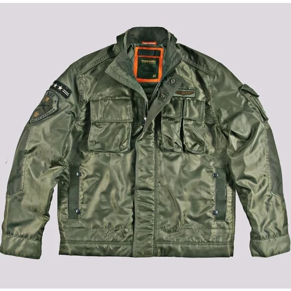 JAKET BOMBER MGEE CROSS 15CR011 - GREEN