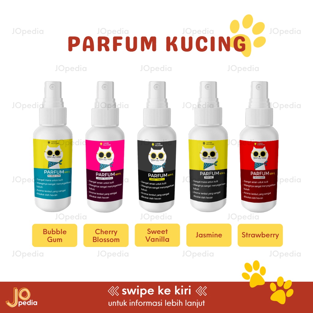 PARFUM KUCING Kelinci Hamster Sugar Glider Pewangi Hewan Pet Perfume