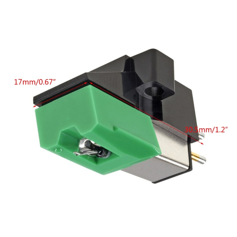 Stylus Pengganti BT Untuk Cartridge AT95E Green 20-20.000hz Frekuensi Respon