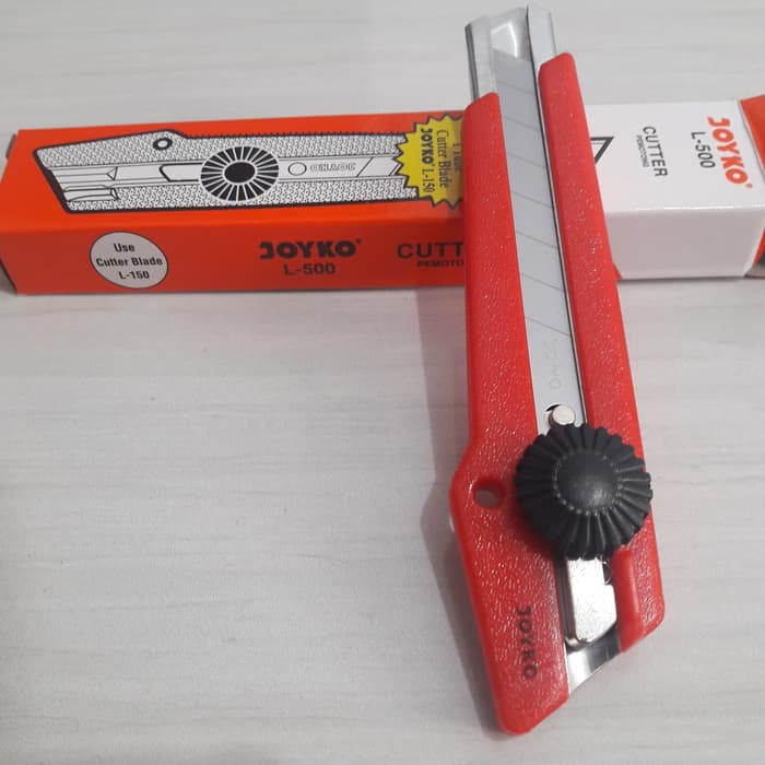 Pisau Cutter Joyko L-500 Besar free isi ulang cutter 1tube isi 5pcs