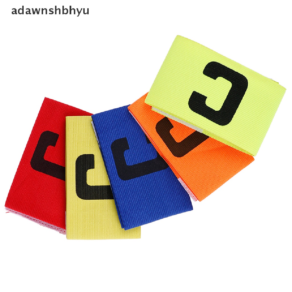 Adawnshbhyu 1pcs Ban Lengan Sepak Bola Football Leader Match Captain Armband Adjustable ID