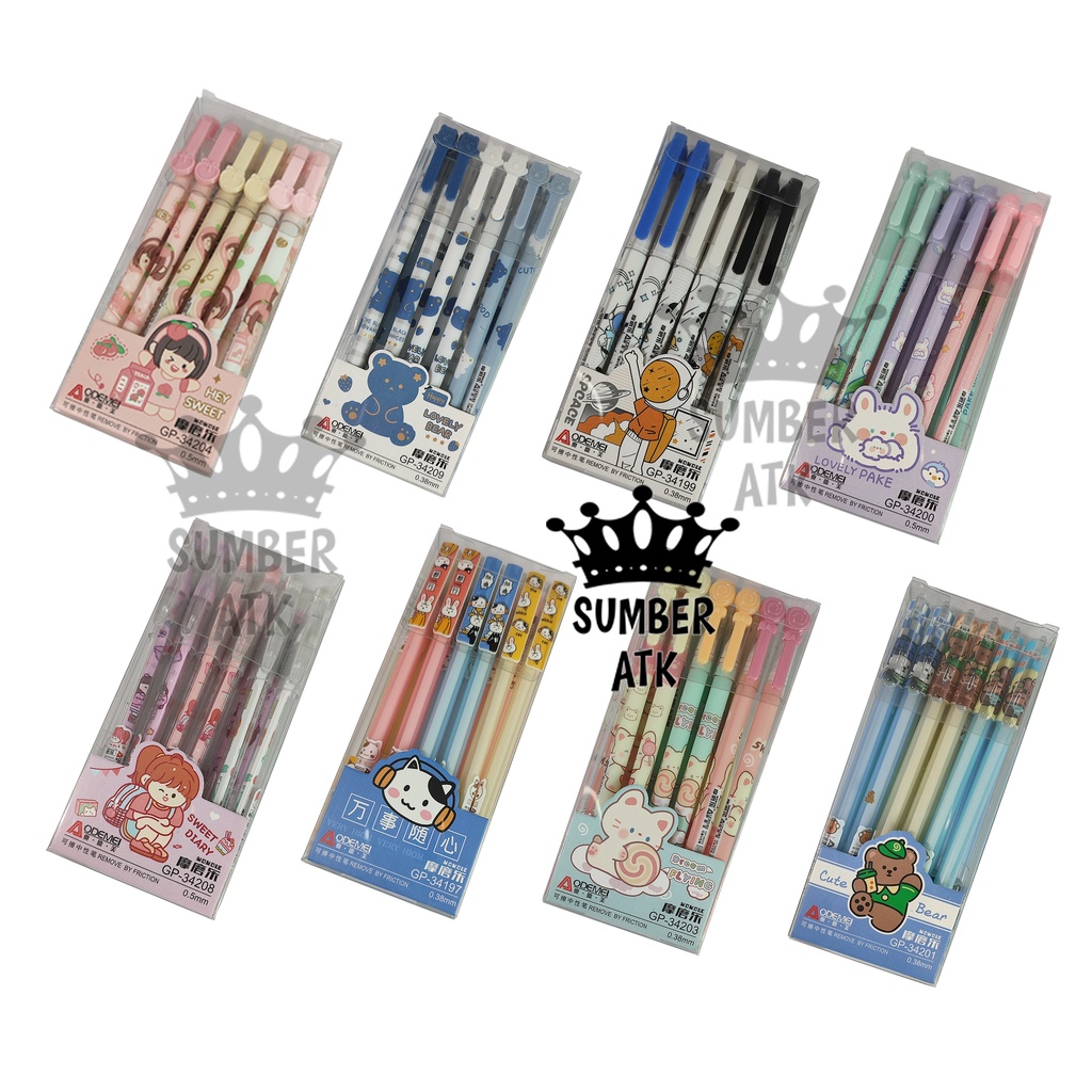 

Erasable Gel Pen ODEMEI Pulpen Bisa Dihapus 0.38 mm 0.5 mm Pulpen Viral