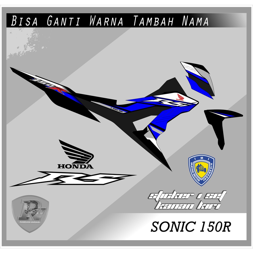 STRIPING SONIC 150R/ STICKER SONIC 150RS