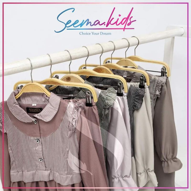 CLARISA SET dari Seema Kids | setelan anak cantik kekinian Korean style muslim celana panjang tunik 