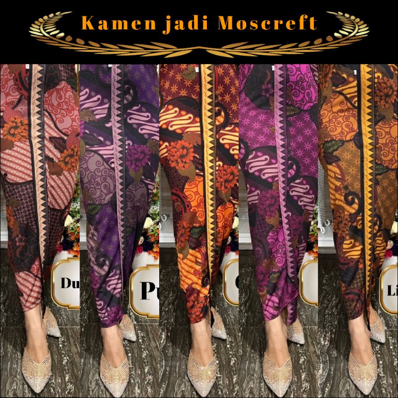Kamen jadi moscreft / bawahan kebaya moscrepe / rok bali