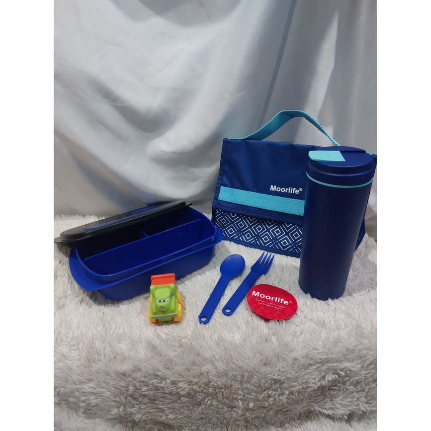 moorlife aventura lunch box wadah bekal with free