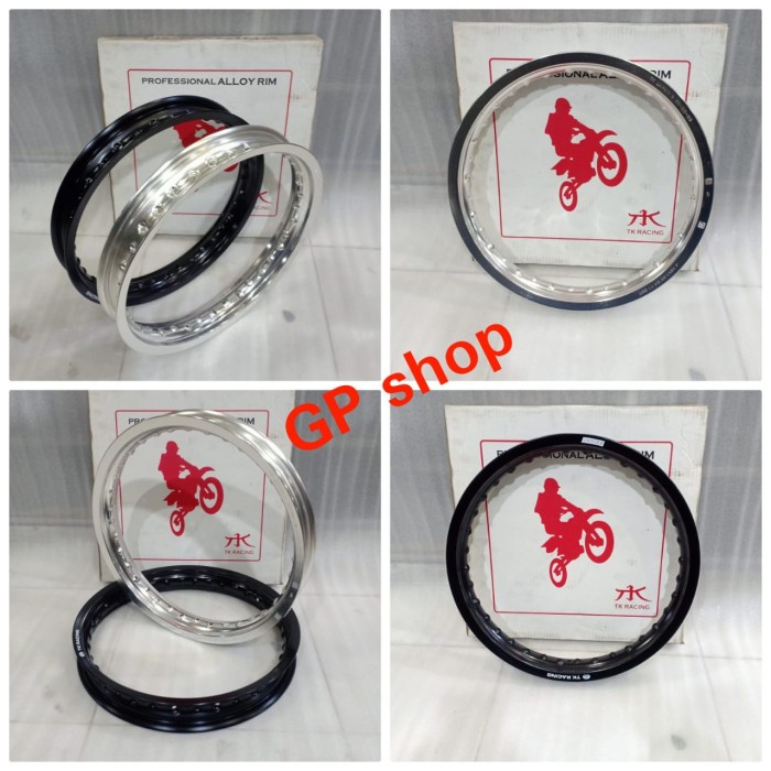 VELG TK UKURAN 160 RING 16 1BIJI TERSEDIA 2WARNA HITAM DAN SILVER