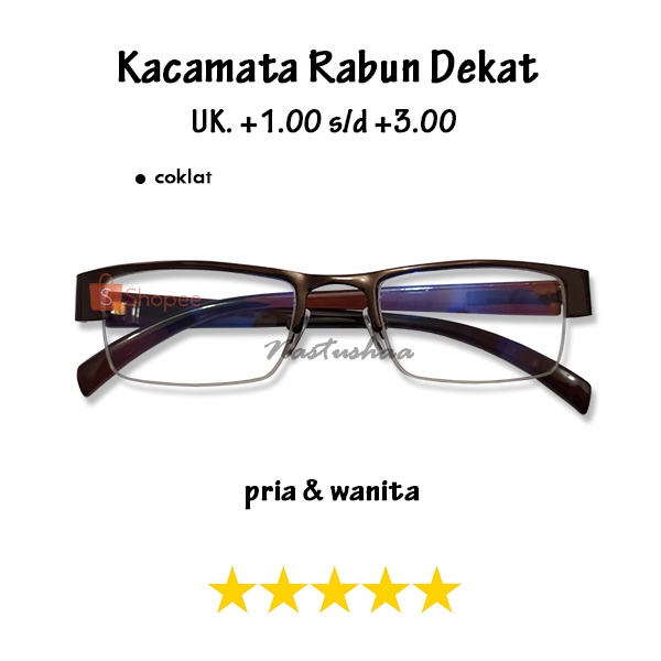 Kacamata Baca Plus (+) Lensa Transparan Pria Wanita Kaca mata Plus Kacamata Fashion Sunglasses Unisex