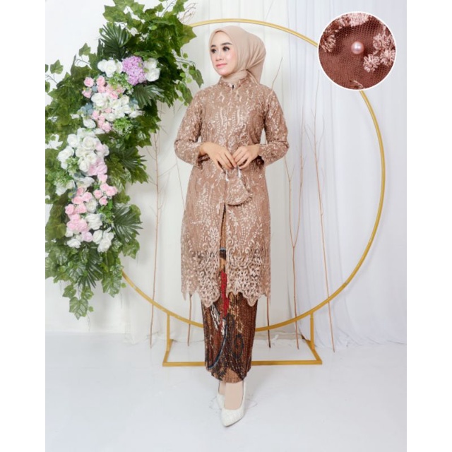 Kebaya Tunik Busui Payet / Kebaya Modern / Kebaya Pesta Mewah / Kebaya Busui / Kebaya Kondangan Terbaru