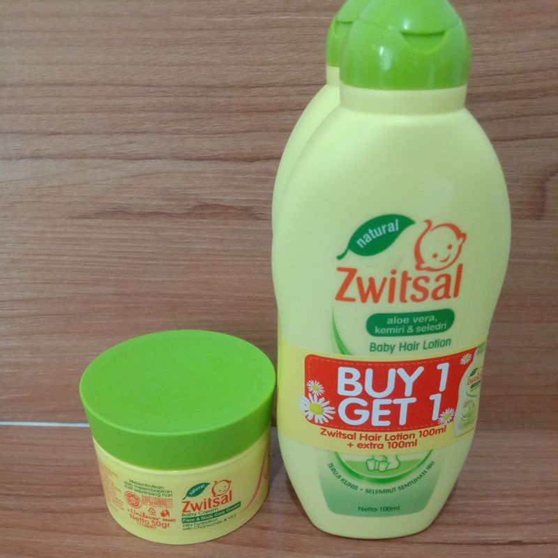 ZWITSAL BABY HAIR LOTION BUY 1 GET 1 FREE BABY CREAM 50M