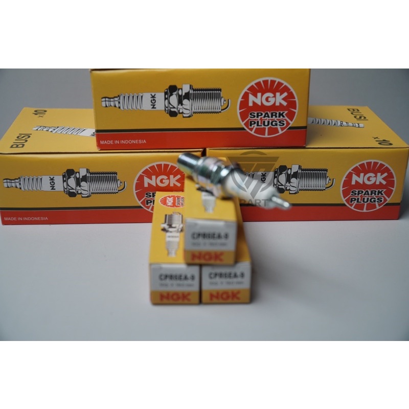 BUSI New NGK CPR6EA BEAT/KARISMA/SUPRAX125/SATRIA FU150/MX/SCOPY/VARIO 125 F1 pala putih