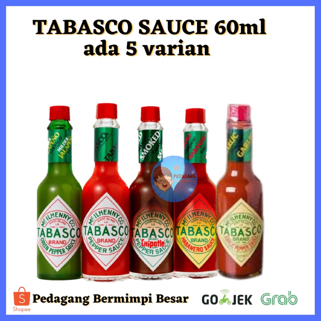 TABASCO SAUSE ADA 5 VARIAN/ TABASCO SAUCE 60ML/ TABASCO SAUCE