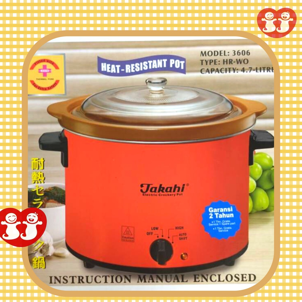 Takahi Slow Cooker 4.7 lt