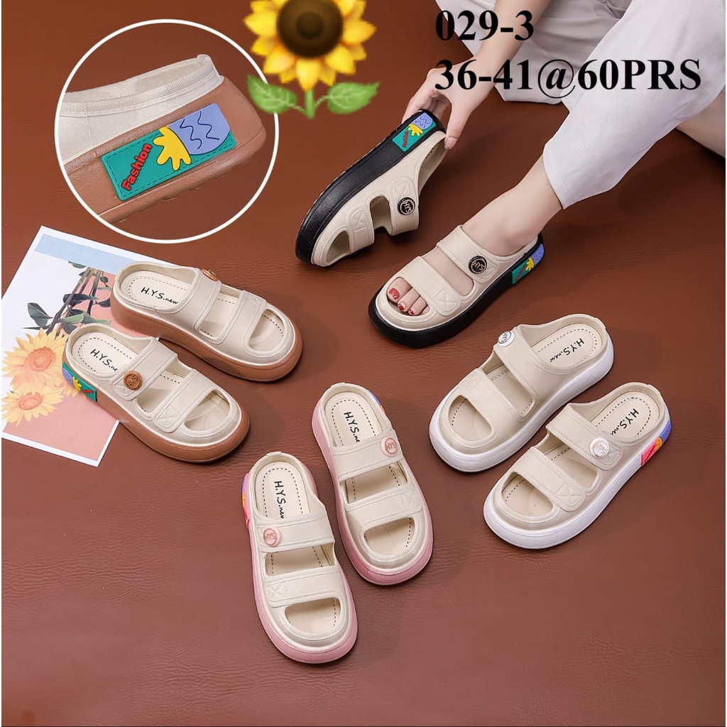 Sandal Karet Jelly Wedges Wanita Import Model Fashion KoreaTerbaru Original Kekinian by AGUNG STYLE Balance 029-3