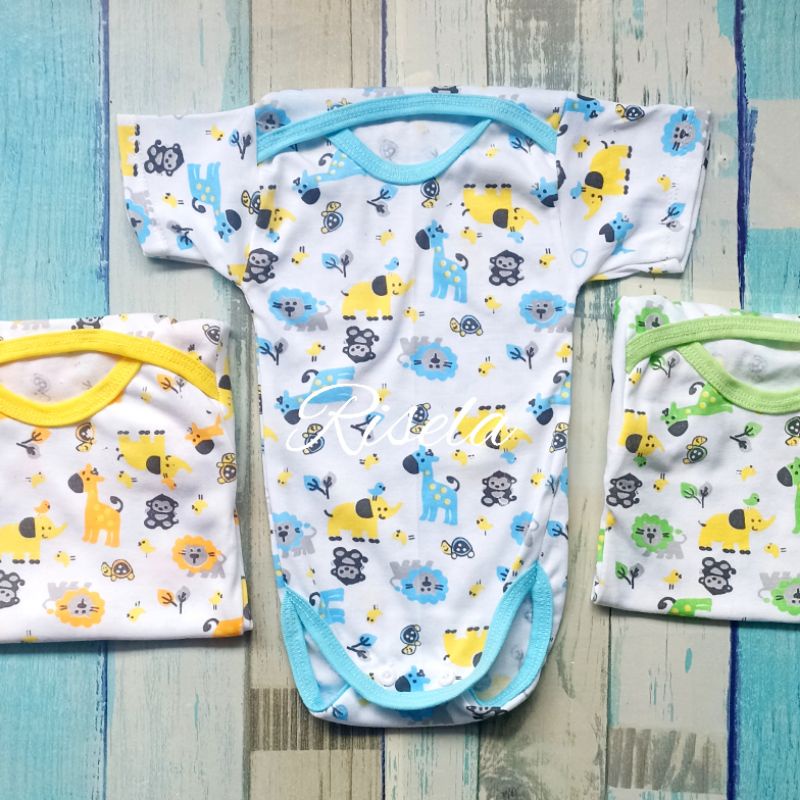 Bodysuit Baby Jumper Bayi 3 Pcs