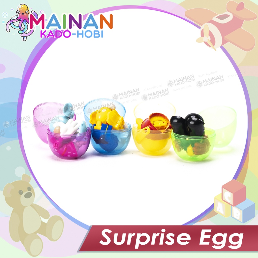 MAINAN ANAK TELUR KEJUTAN UNISEX SURPRISE DEFORM EGG