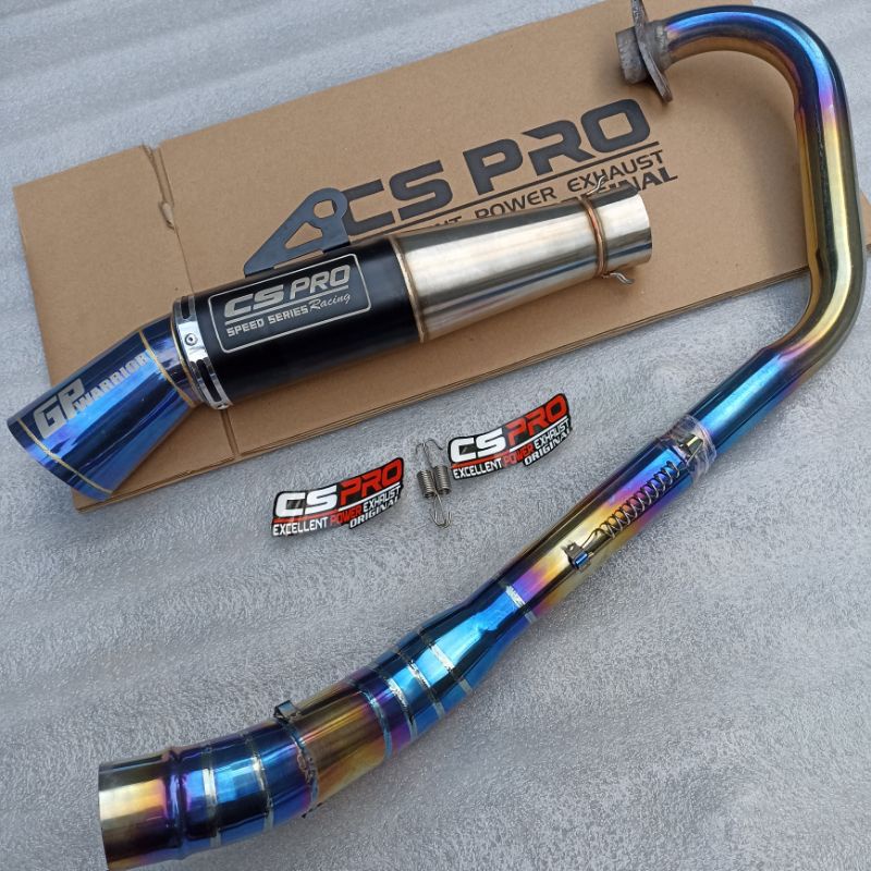 Open pipe Cs Pro original Big tip and Big Elbow Raider 150 carb/150 fi / tmx 125 / 155 / rs 150 / ru