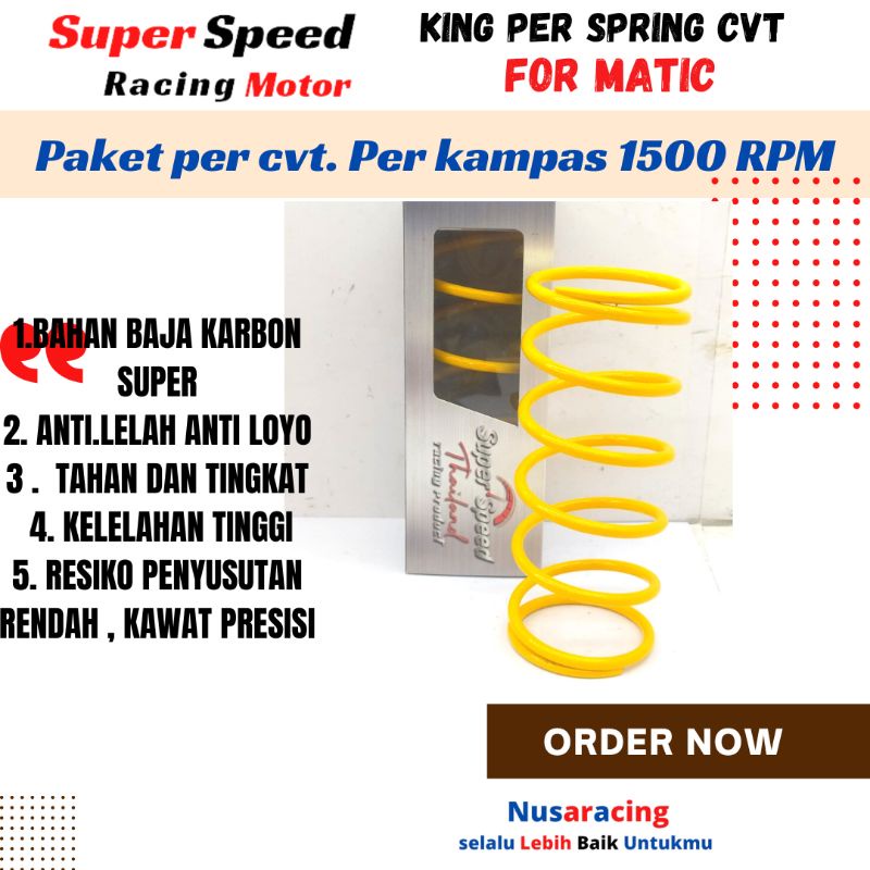 Jual Per Cvt Pcx Thailand Rpm Super Speed Thailand Shopee Indonesia