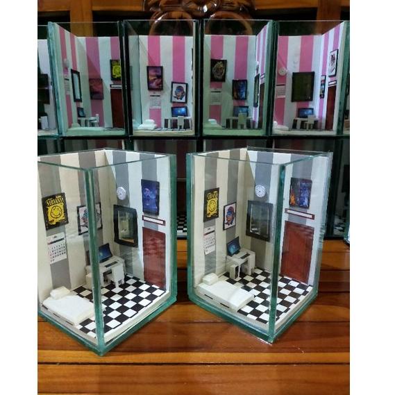 V(5U✉) virall.. aquarium unik kamar ikan cupang / akuarium unik ikan cupang / soliter kosan ikan cup