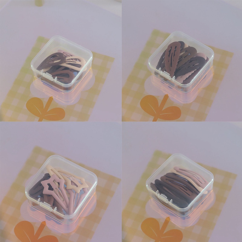 10pcs Warna Glitter Jepit Rambut Glitter Logam Jepit Bb Hair Clips Anak Anak Bayi Perempuan Snap Pin Aksesoris Rambut Wanita