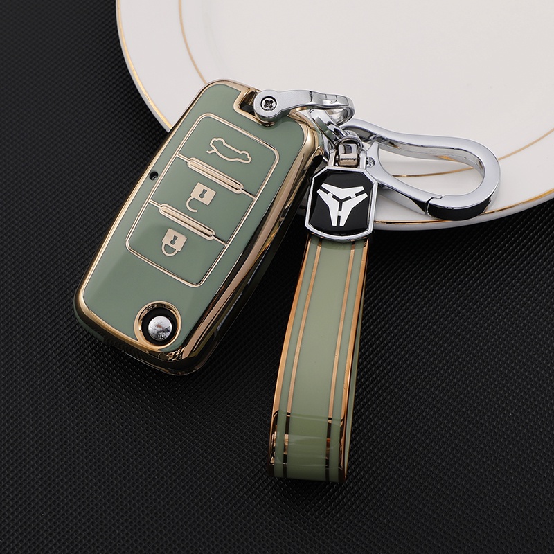 Casing Kunci Flip Mobil Case Cover Shell Fob Untuk Dongfeng Populer Forthing SX6 X6 M3M5 M5LM3L Aksesoris