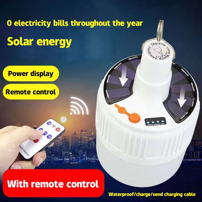 Lampu Solar Tenaga Surya LED BULB LIGHT Emergency 45W Lampu Camping