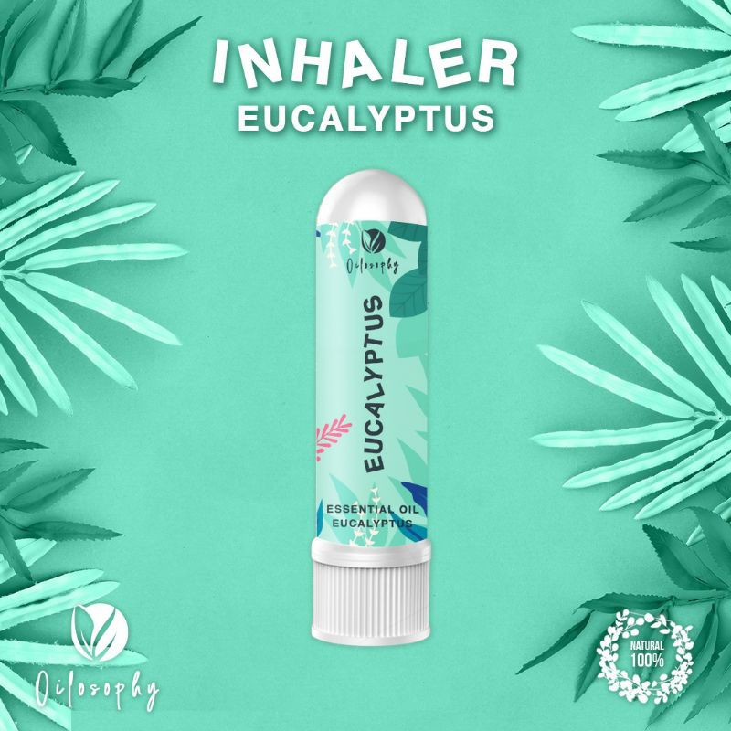 Inheler Hidung Eucalyptus Oil Aroma Terapi - Ekaliptus Original - Penyegar Nafas Mulut - Pereda Sakit Kepala - Minyak Ecaliptus - Pelega Pernapasan - Obat Batuk Kering Gatal Tengorokan - Inhiler Idung Alat Sesek Napas - Inhaller Penghilang Mual Muntah